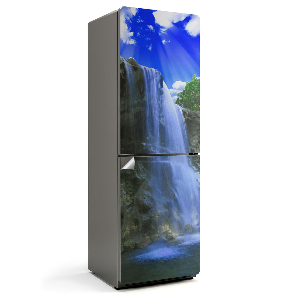 Fólie na lednici Potok mezi stromy