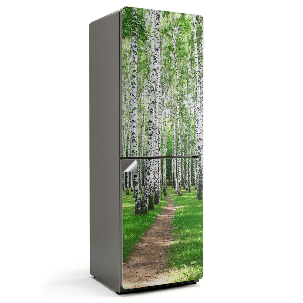 Samolepka na lednici Lesní alej