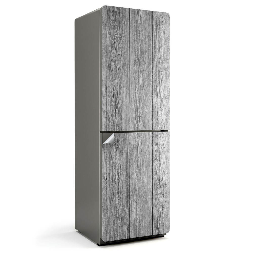 Samolepicí tapeta na lednici Dřevěné desky v přírodním stylu