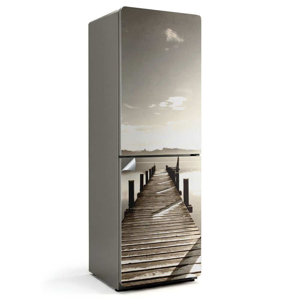 Samolepicí tapeta na lednici Tiché molo nad vodním zrcadlem