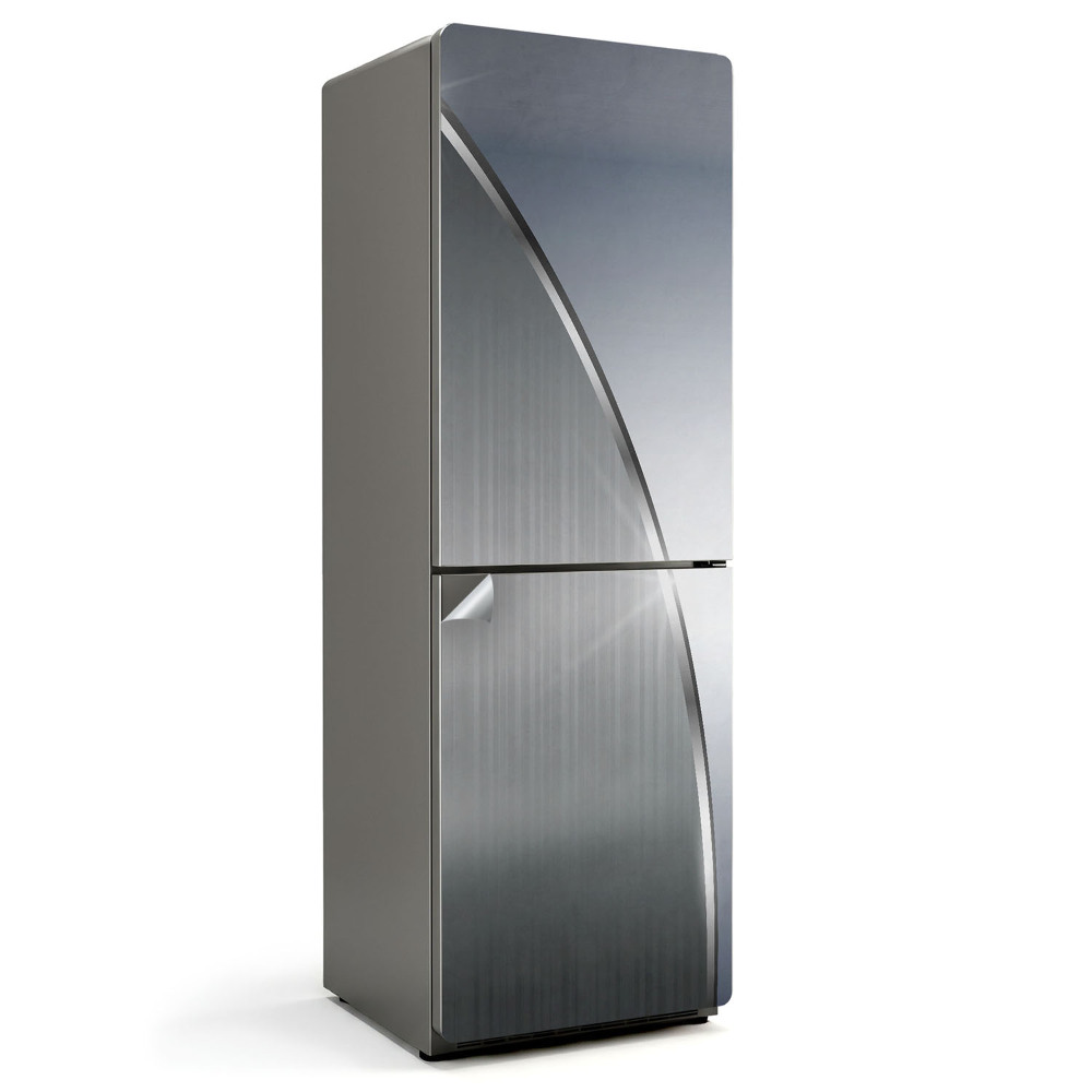 Fólie na lednici Moderní kovový motiv