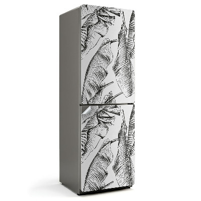 Samolepka na lednici Umělecký motiv listu