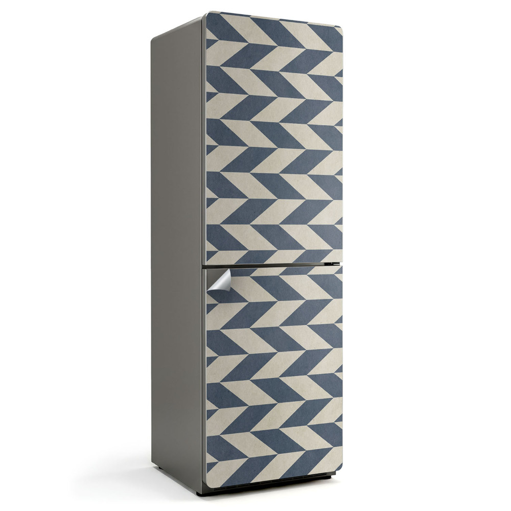 Fólie na lednici Cikcakový pruhovaný motiv