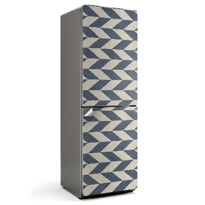 Fólie na lednici Cikcakový pruhovaný motiv