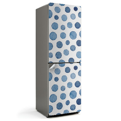 Samolepka na lednici Kruhy v různých tónech