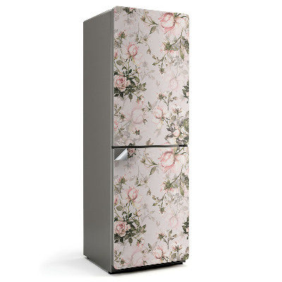 Tapeta na lednici Květinový motiv s růžemi