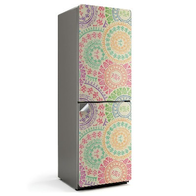 Tapeta na lednici Kruhy etnického stylu