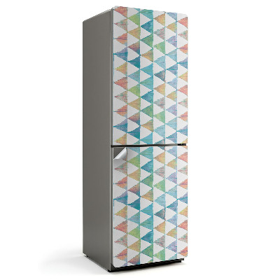 Fólie na lednici Motiv trojúhelníkových tvarů