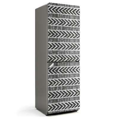 Samolepka na lednici Cikcakové čáry v dynamickém stylu