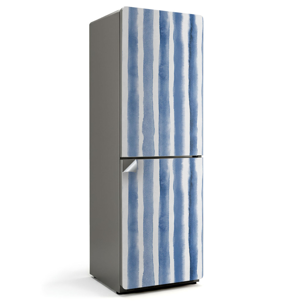 Samolepicí tapeta na lednici Svislé akvarelové pruhy