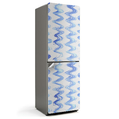 Tapeta na lednici Vlnité pruhy ve stylu akvarelu