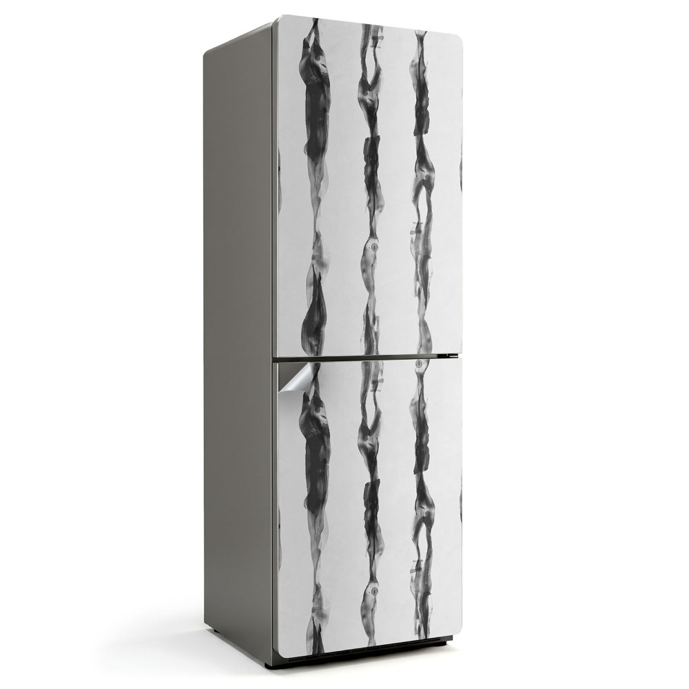 Samolepka na lednici Abstraktní svislé pruhy