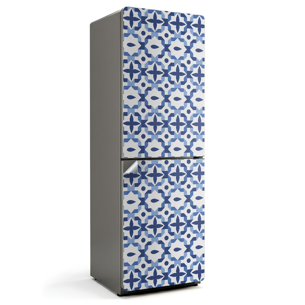 Fólie na lednici Geometrický vzor v opakujících se tvarech