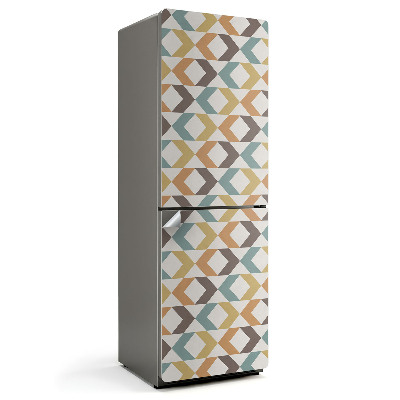 Samolepka na lednici Abstraktní motiv kosočtverce