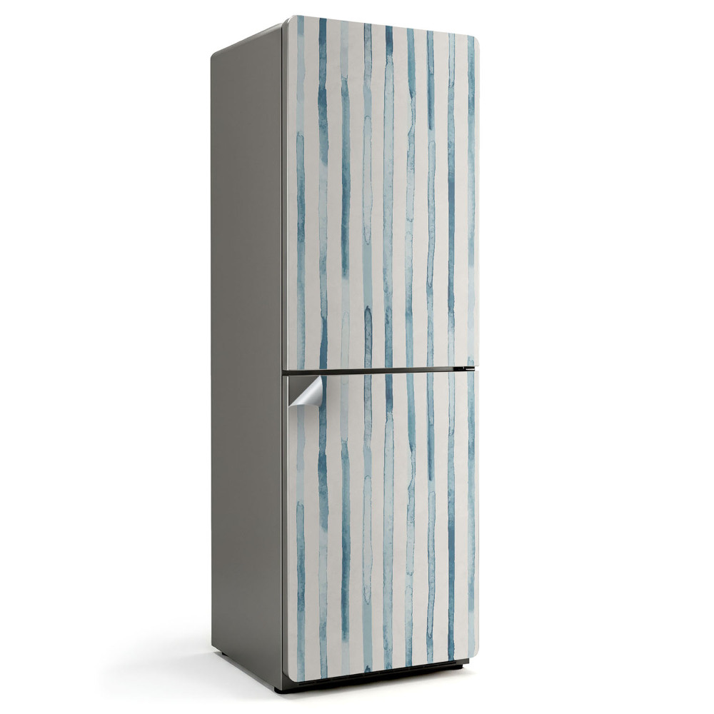 Tapeta na lednici Svislé akvarelové pruhy