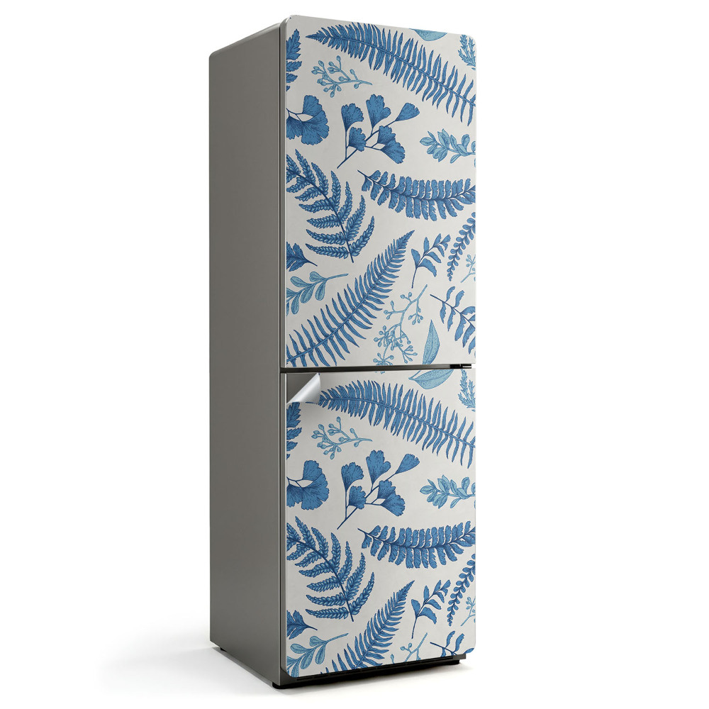 Tapeta na lednici Jednoduché vzory listů