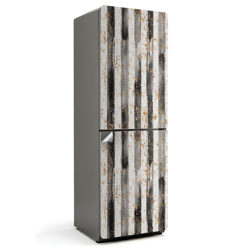 Samolepicí tapeta na lednici Moderní svislé čáry