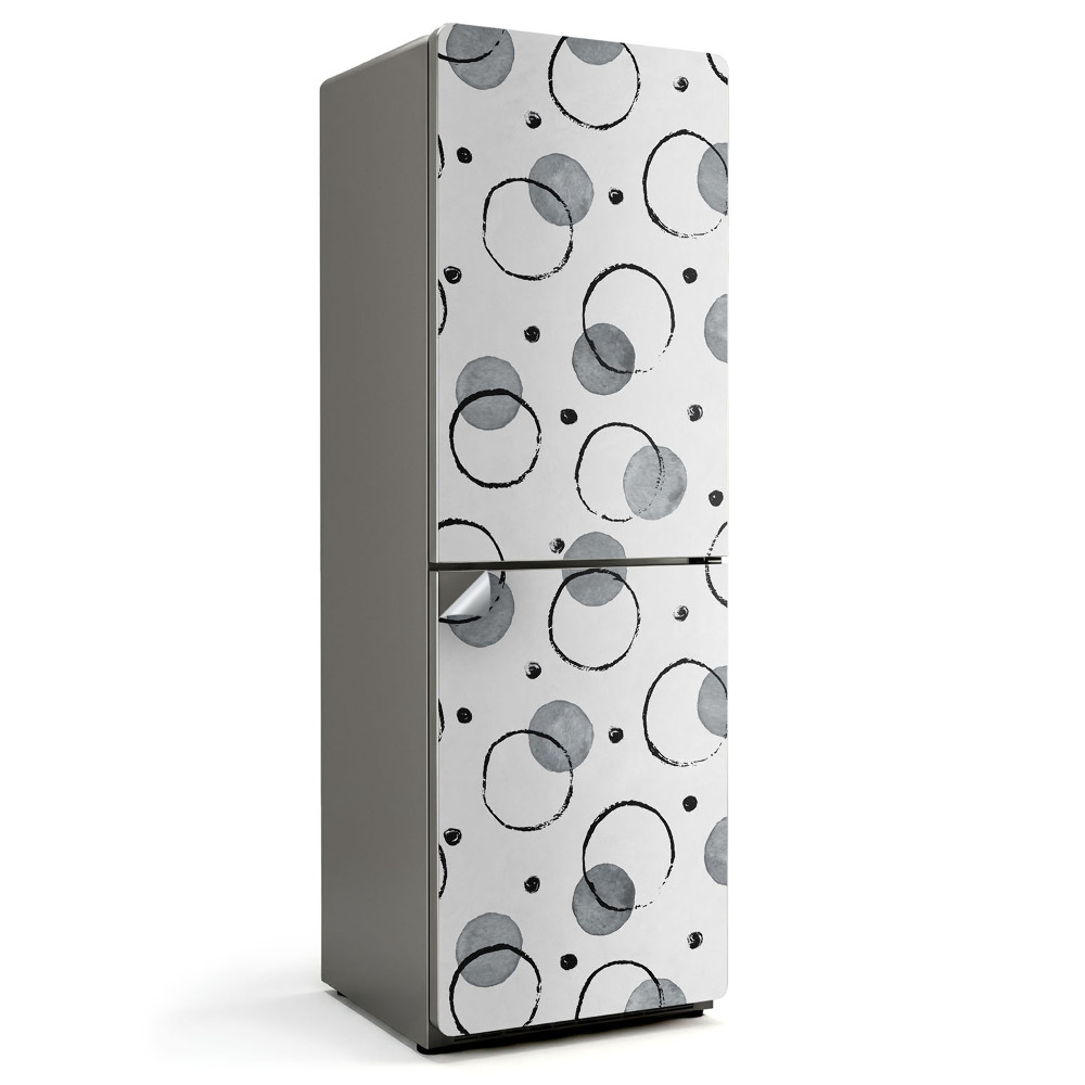 Fólie na lednici Kruhové víry a body