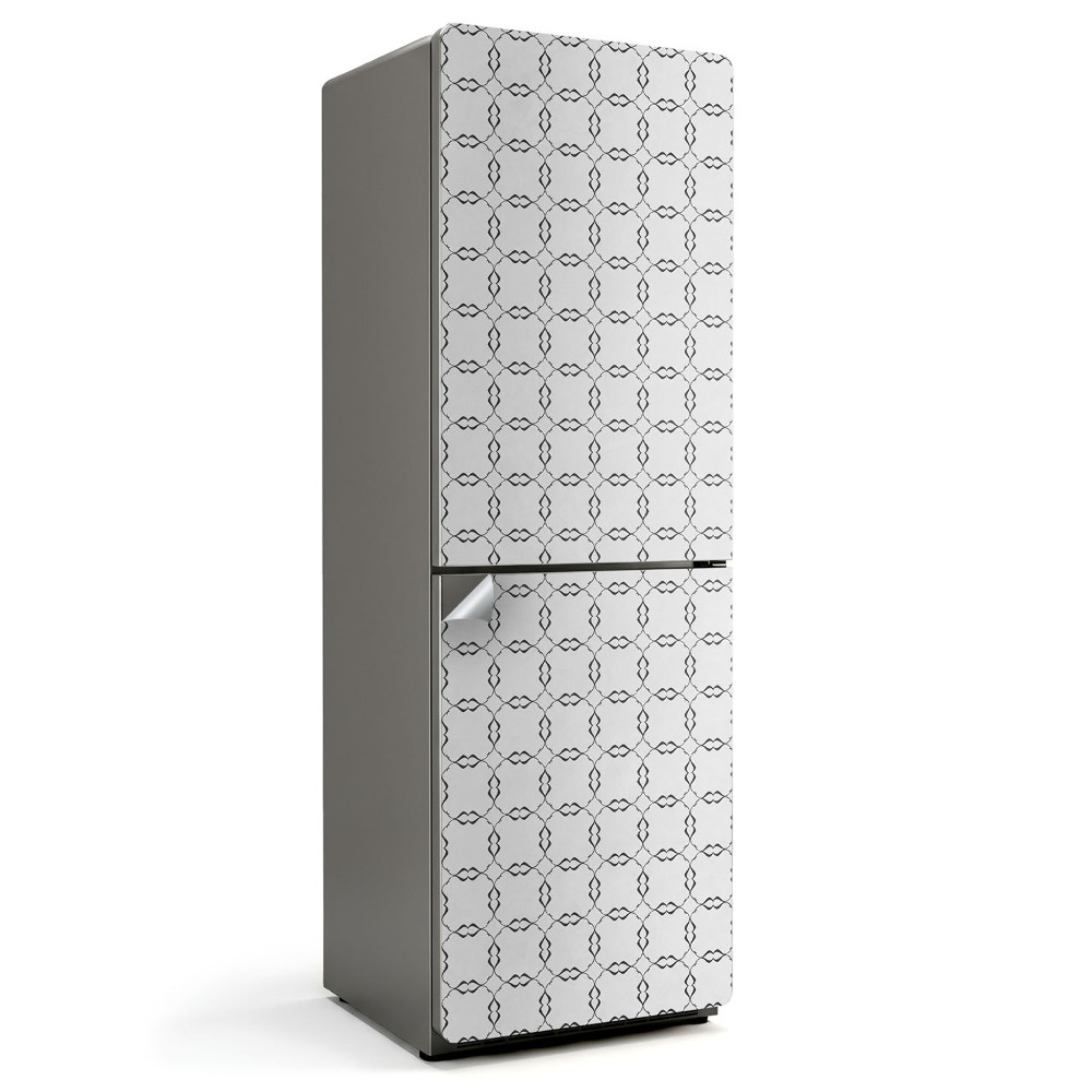 Samolepka na lednici Vlny čar v pohybu