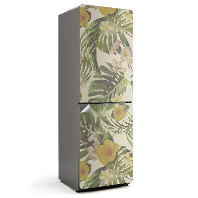 Tapeta na lednici Motiv tropických rostlin