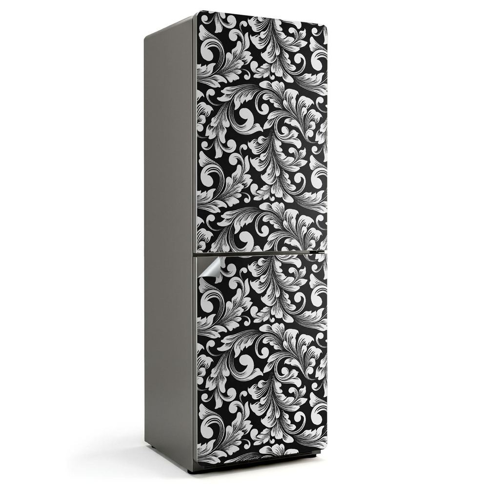 Samolepicí tapeta na lednici Stylový rostlinný motiv