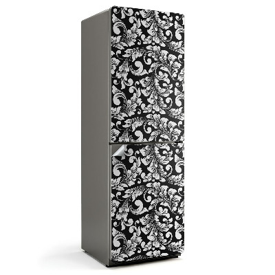 Samolepicí tapeta na lednici Stylový rostlinný motiv