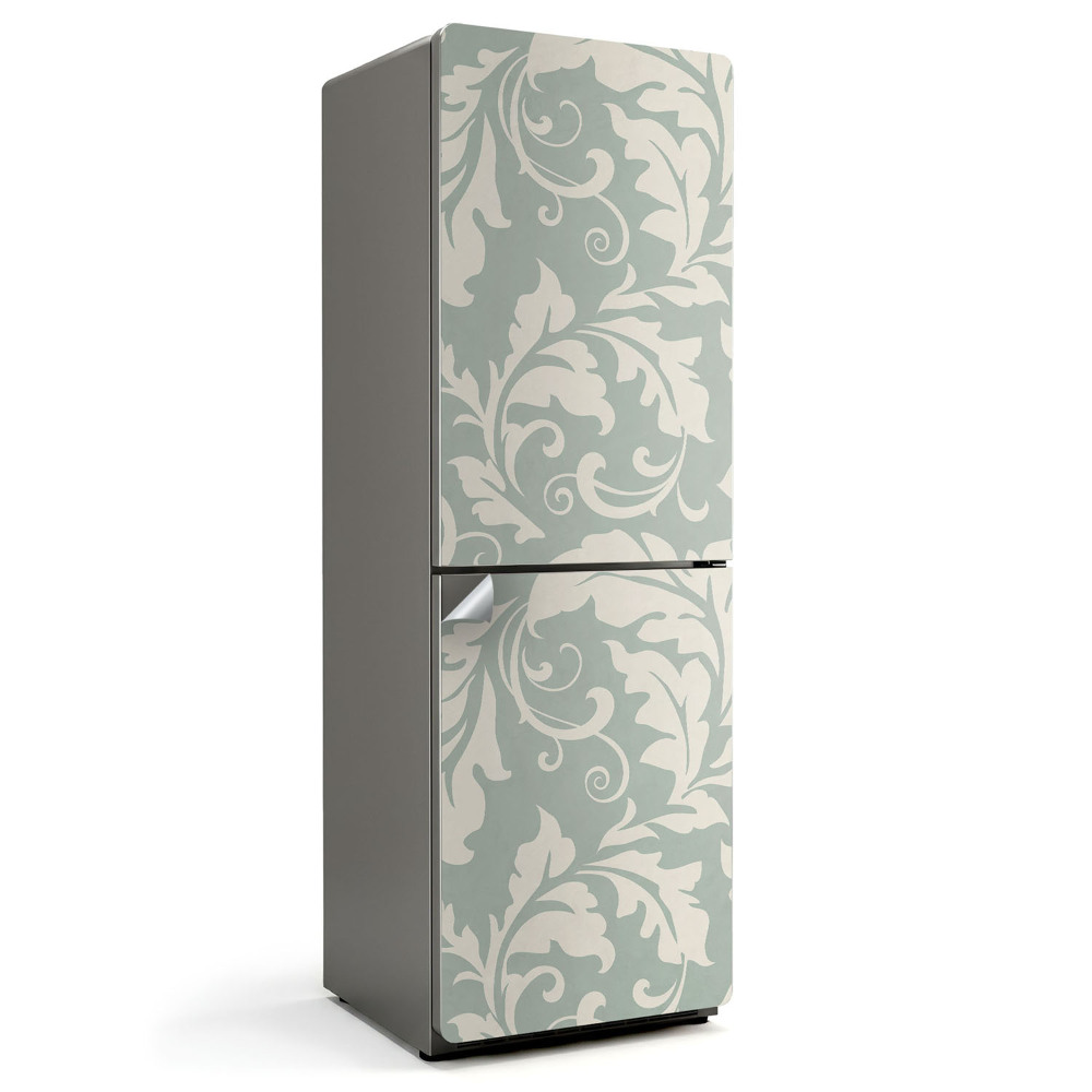 Fólie na lednici Rostlinný motiv v elegantním stylu