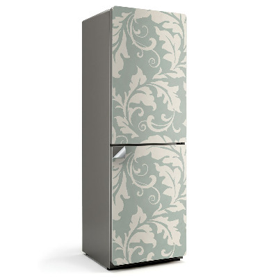 Fólie na lednici Rostlinný motiv v elegantním stylu