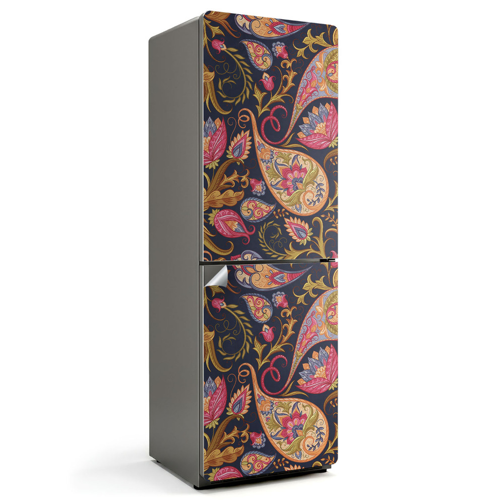 Tapeta na lednici Rostlinné motivy s ozdobnými detaily