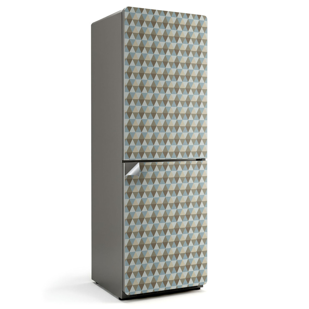 Samolepicí tapeta na lednici Grafická mřížka kosočtverců