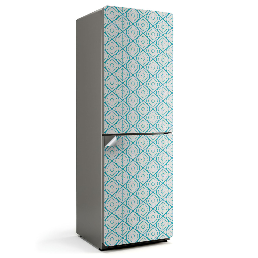 Samolepka na lednici Vlny v uspořádaném vzoru