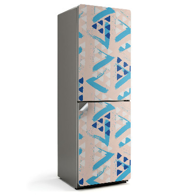 Samolepka na lednici Moderní geometrický motiv