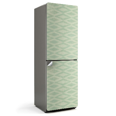 Samolepka na lednici Kosočtvercové pruhy v geometrickém stylu