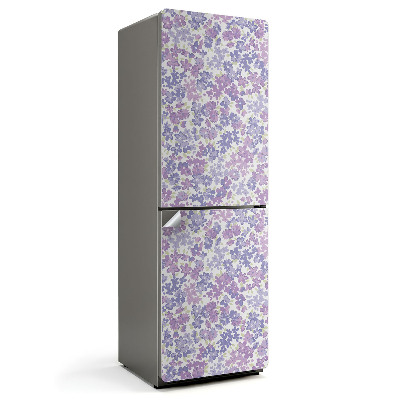 Fólie na lednici Květinová kompozice v jemných tónech