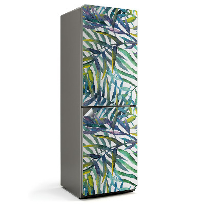 Fólie na lednici Intenzivní listové vzory