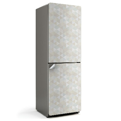 Tapeta na lednici Geometrie trojúhelníkových tvarů