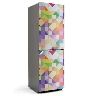 Tapeta na lednici Polygonální geometrické systémy