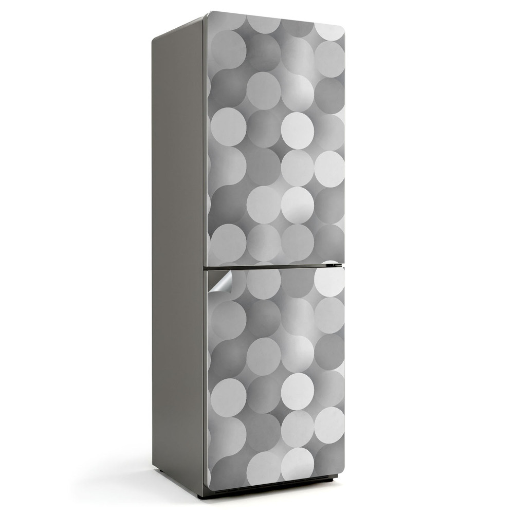 Tapeta na lednici Abstraktní kruhový motiv