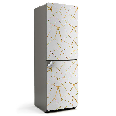 Fólie na lednici Geometrický styl čárového vzoru