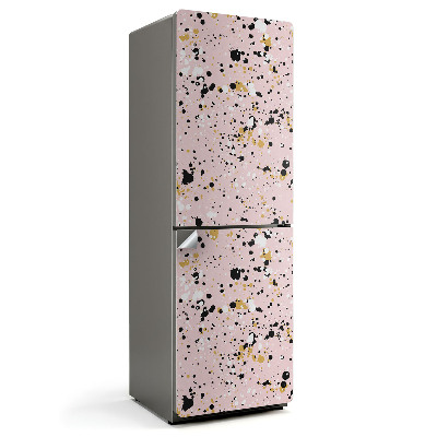 Fólie na lednici Abstraktní skvrny a tečky barev