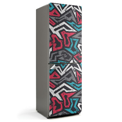 Samolepka na lednici Moderní geometrické tvary