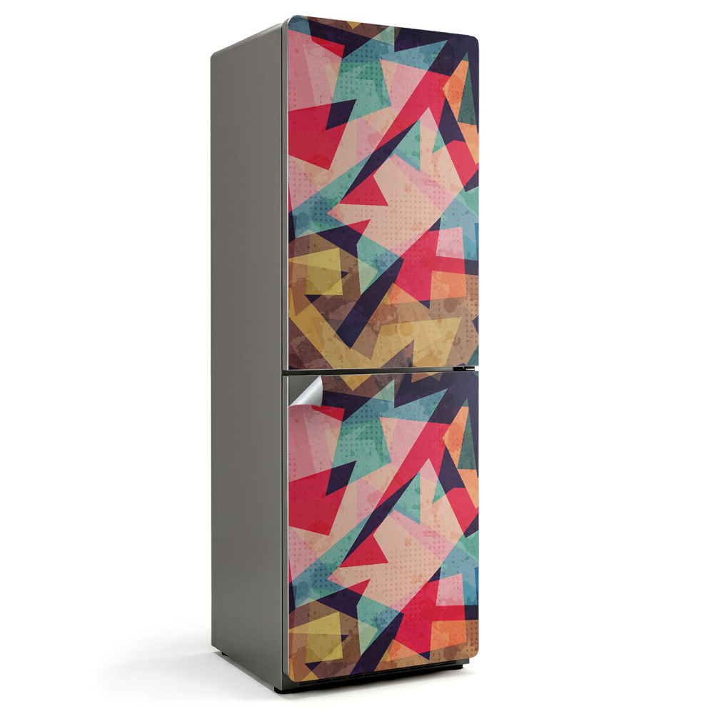 Tapeta na lednici Abstraktní tvary a linie