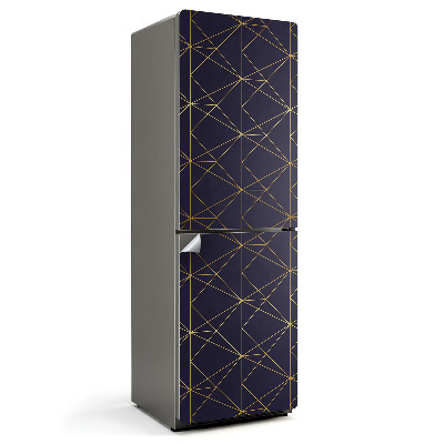 Fólie na lednici Čárový vzor v geometrii