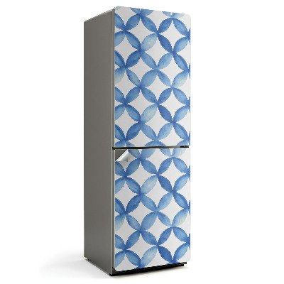 Samolepicí tapeta na lednici Květinový geometrický motiv