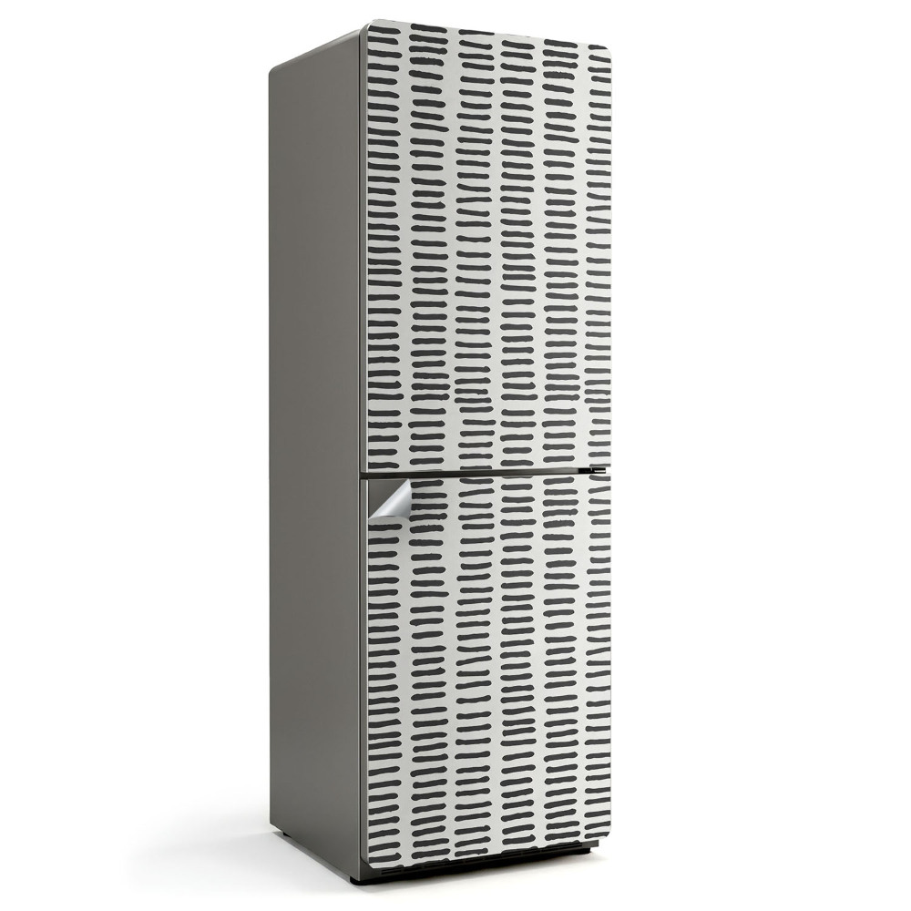 Fólie na lednici Pravidelné pokládání čar