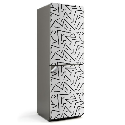 Samolepka na lednici Pohyblivé linie v dynamickém stylu