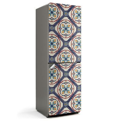 Tapeta na lednici Geometrické tvary v moderním stylu