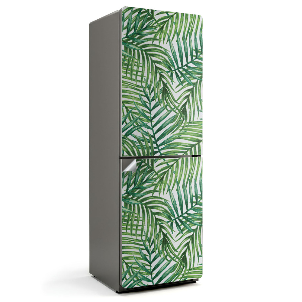 Samolepka na lednici Vzor tropických listů