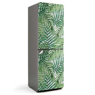 Samolepka na lednici Vzor tropických listů
