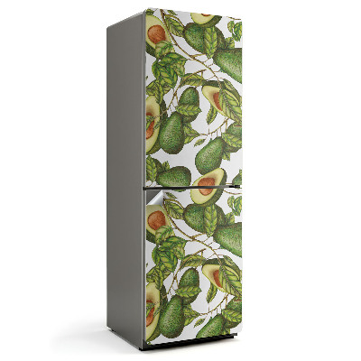 Samolepka na lednici Avokádo se zelenými listy